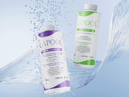 泳池清洗剂的一组电商图