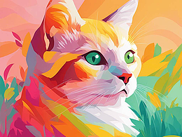 AI绘制动物头像