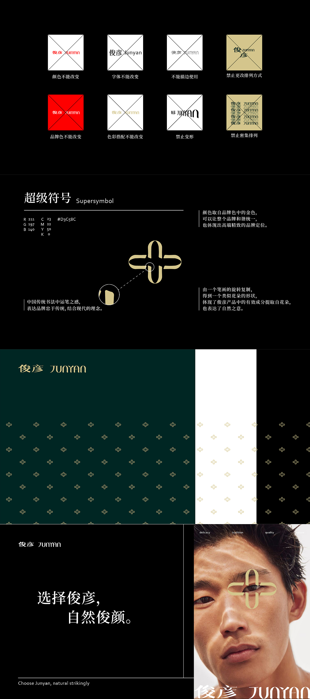 男士护肤品牌全案----俊彦JUNYAN（图ZMzcxNzg5NzM2） - 品牌 - 站酷设计师侧截面品牌设计原创素材 - 站酷ZCOOL