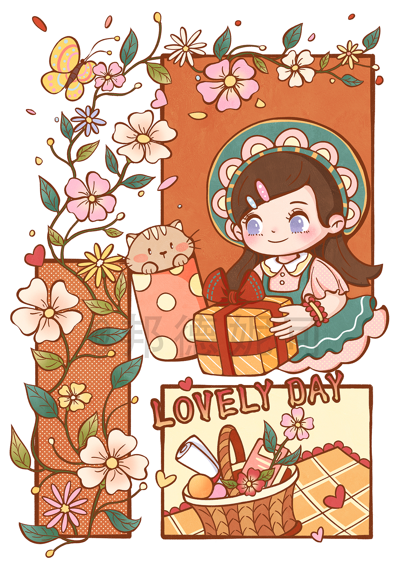 分镜插画--lovely day~（图ZMzcxNzkzMzgw） - 创作习作 - 站酷设计师邦德妮可原创素材 - 站酷ZCOOL