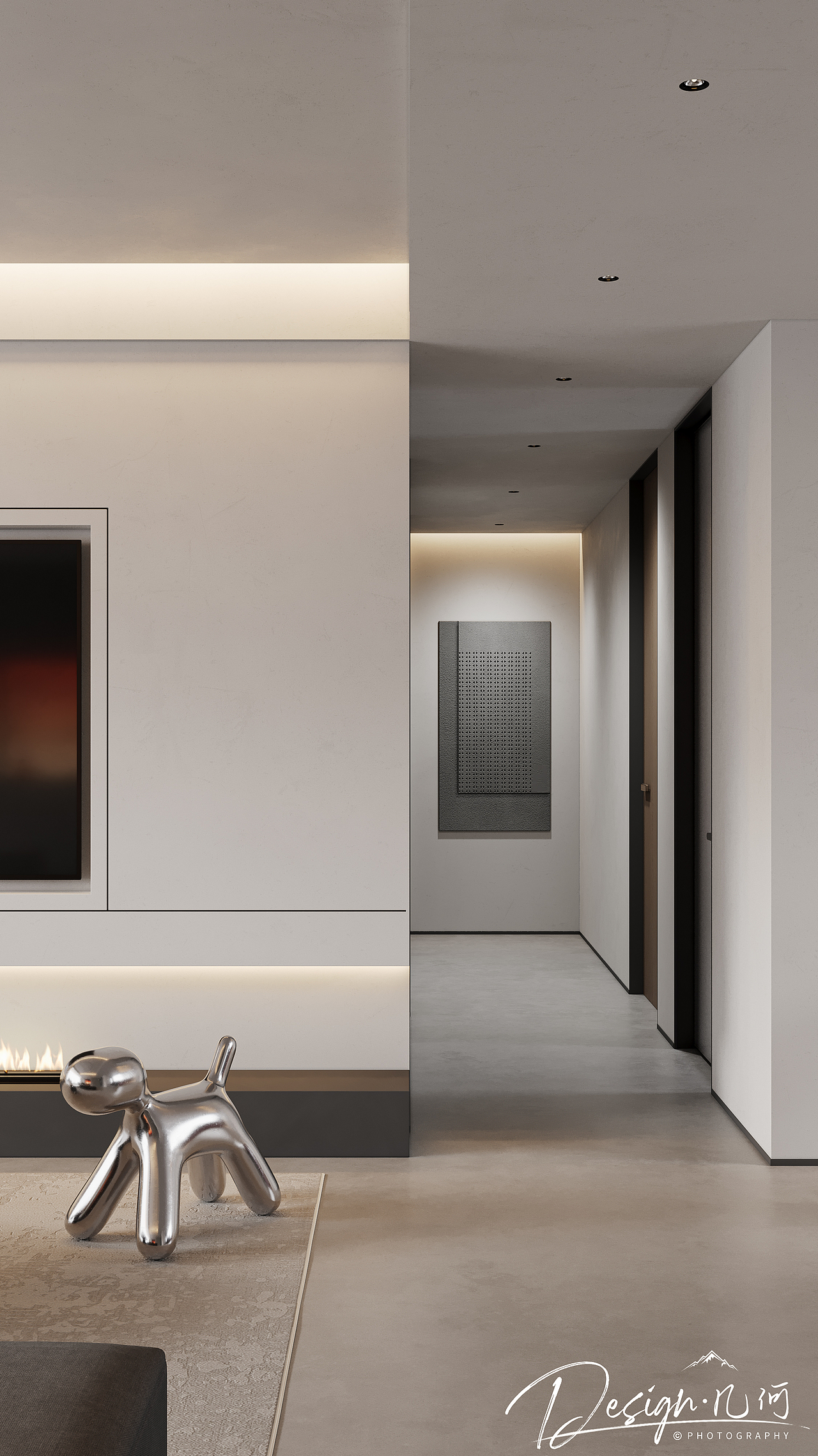 几何空间视觉表现 | 星海国际现代客餐厅（日景）（图ZMzcxNzk0NDAw） - 家装设计 - 站酷设计师几何空间彡原创素材 - 站酷ZCOOL