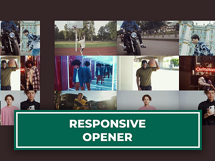 AE模板|竖屏时尚炫酷节奏创意排版字幕标题文字动画