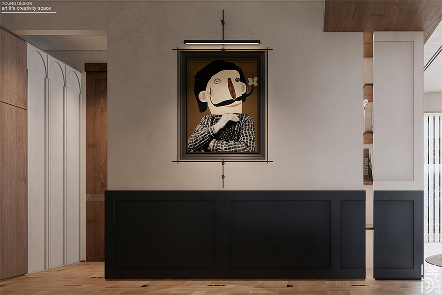 Young设计 | 美式复古碰撞多元审美，打造都市中的艺术宅邸