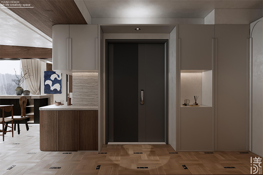 Young设计 | 美式复古碰撞多元审美，打造都市中的艺术宅邸