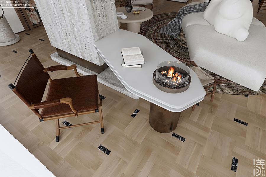 Young设计 | 美式复古碰撞多元审美，打造都市中的艺术宅邸