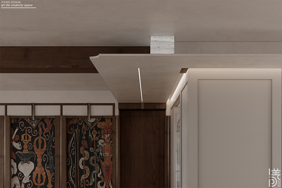 Young设计 | 美式复古碰撞多元审美，打造都市中的艺术宅邸