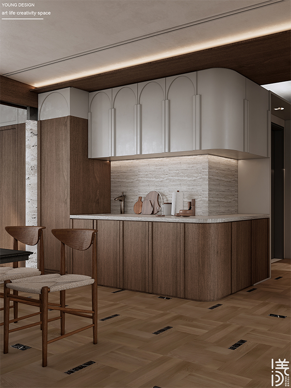 Young设计 | 美式复古碰撞多元审美，打造都市中的艺术宅邸