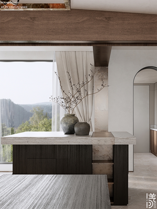 Young设计 | 美式复古碰撞多元审美，打造都市中的艺术宅邸