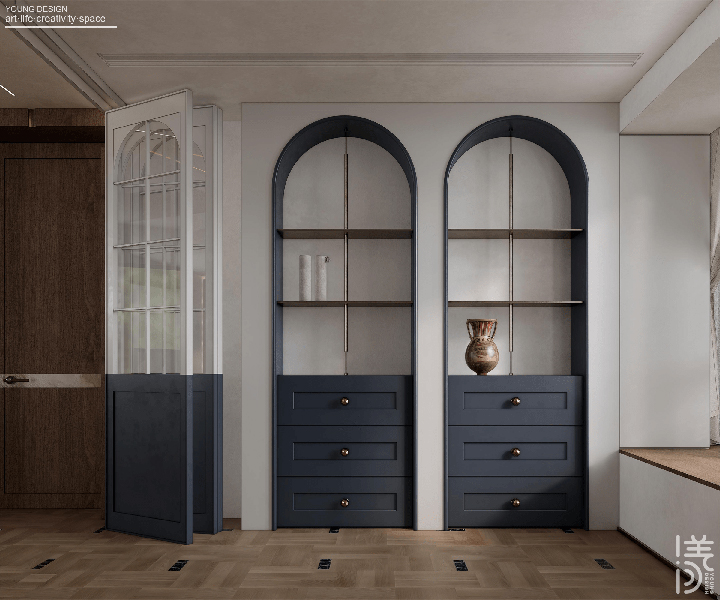 Young设计 | 美式复古碰撞多元审美，打造都市中的艺术宅邸