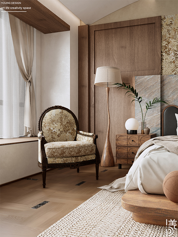 Young设计 | 美式复古碰撞多元审美，打造都市中的艺术宅邸