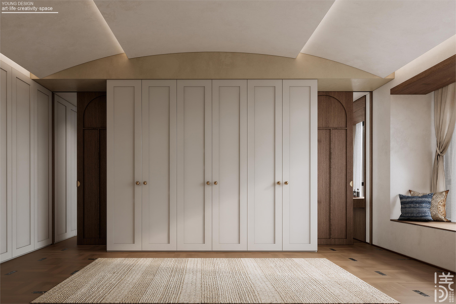 Young设计 | 美式复古碰撞多元审美，打造都市中的艺术宅邸