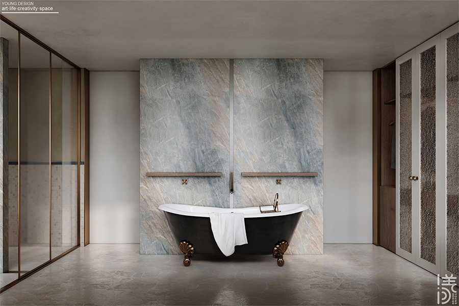 Young设计 | 美式复古碰撞多元审美，打造都市中的艺术宅邸