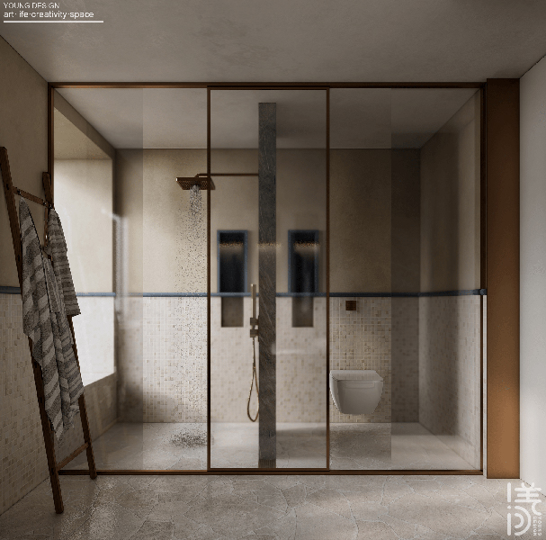 Young设计 | 美式复古碰撞多元审美，打造都市中的艺术宅邸