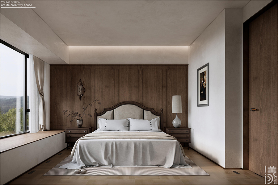 Young设计 | 美式复古碰撞多元审美，打造都市中的艺术宅邸