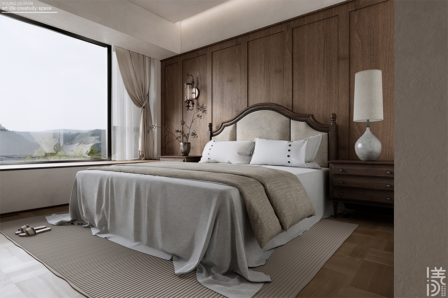 Young设计 | 美式复古碰撞多元审美，打造都市中的艺术宅邸