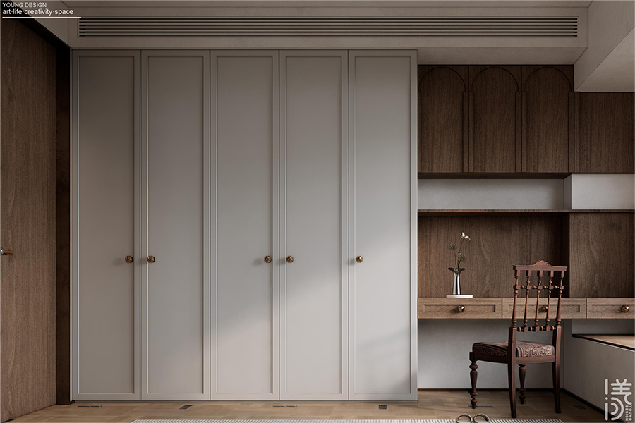 Young设计 | 美式复古碰撞多元审美，打造都市中的艺术宅邸