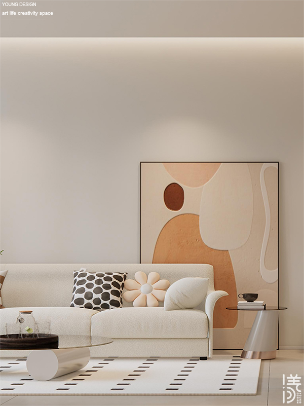 Young设计 | 甜而不腻的奶油风，以温柔弧面打开高质量的治愈独居生活~