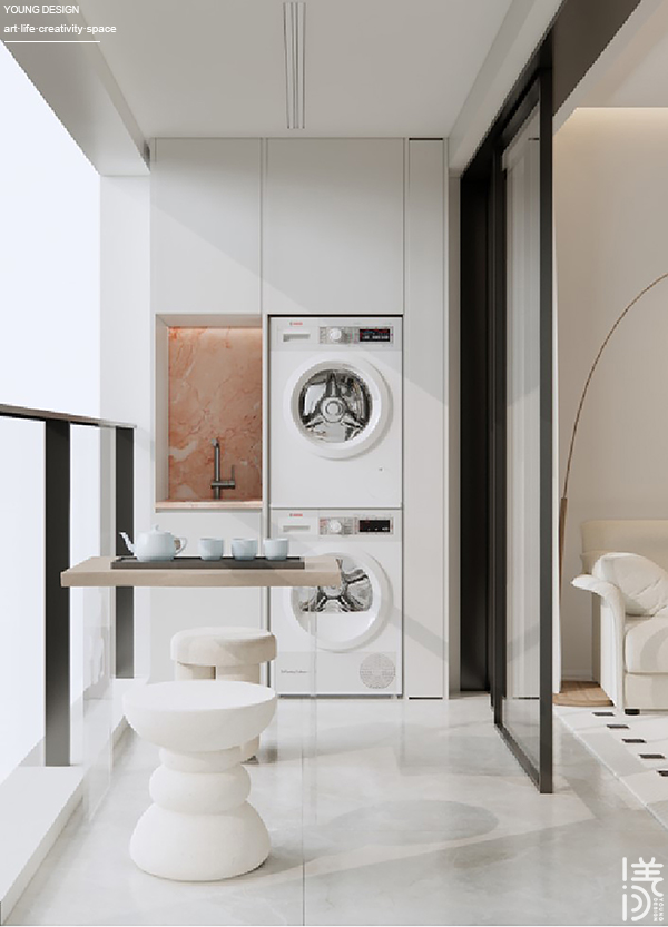 Young设计 | 甜而不腻的奶油风，以温柔弧面打开高质量的治愈独居生活~