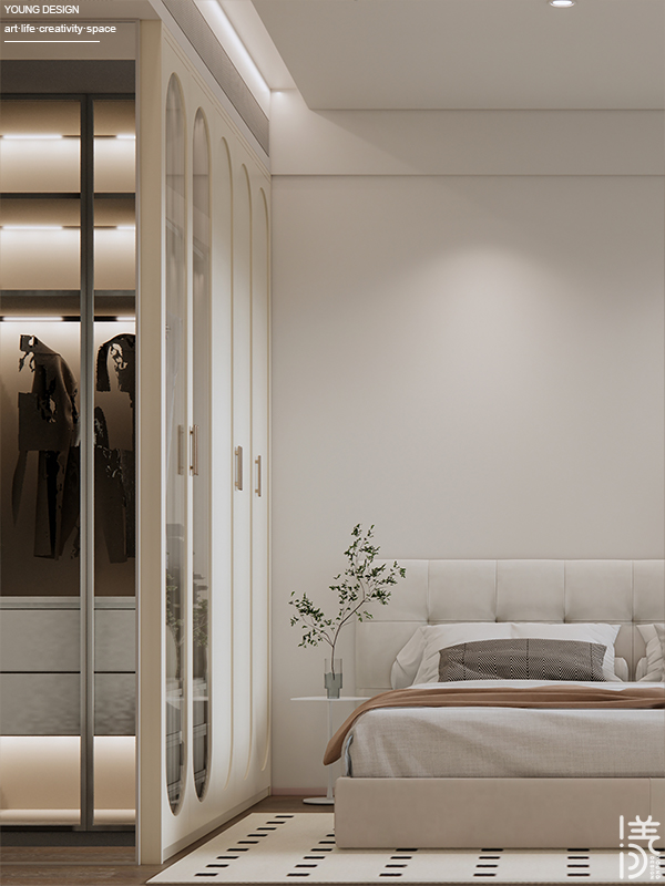 Young设计 | 甜而不腻的奶油风，以温柔弧面打开高质量的治愈独居生活~