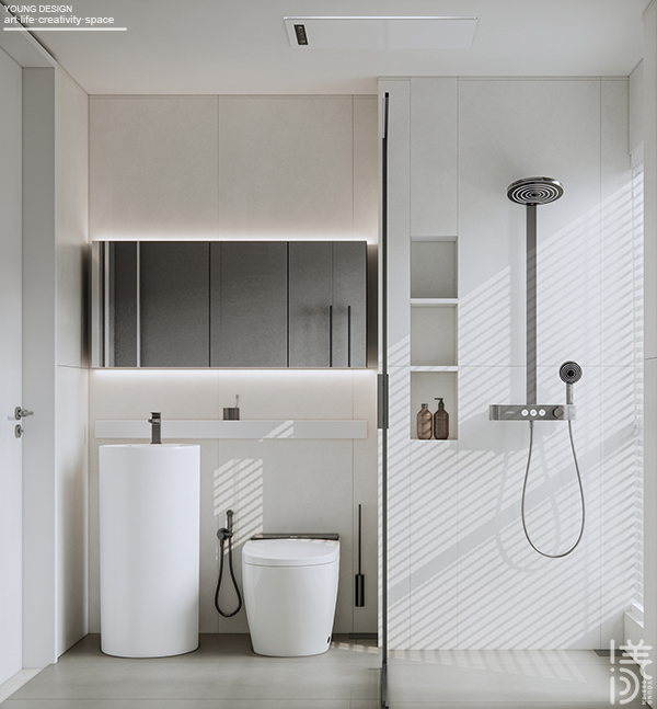 Young设计 | 甜而不腻的奶油风，以温柔弧面打开高质量的治愈独居生活~