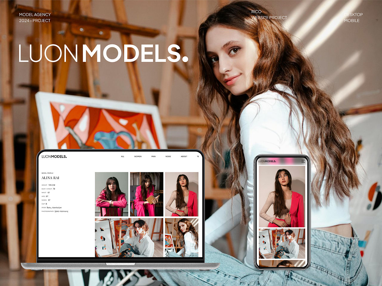 模特品牌官网 - Models Website(图ZMzcxODQwNTc2) - 企业官网 - 站酷设计师Rico的设计漫想原创素材 - 站酷ZCOOL