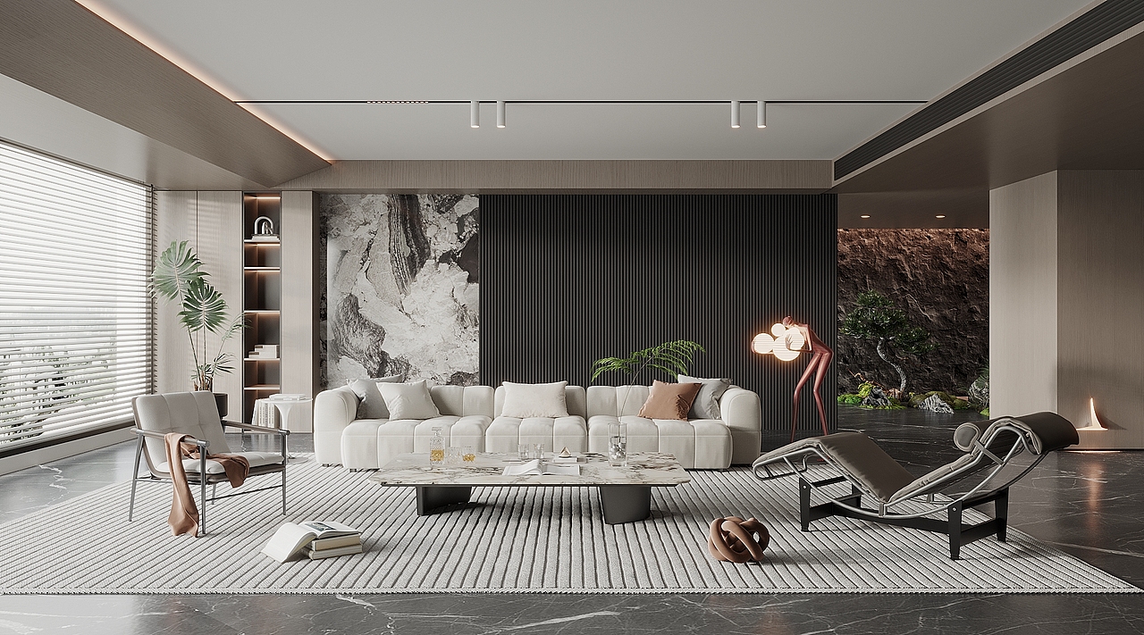 现代客厅多风格表现（图ZMzcxODUxNjk2） - 家装设计 - 站酷设计师王彤ing原创素材 - 站酷ZCOOL