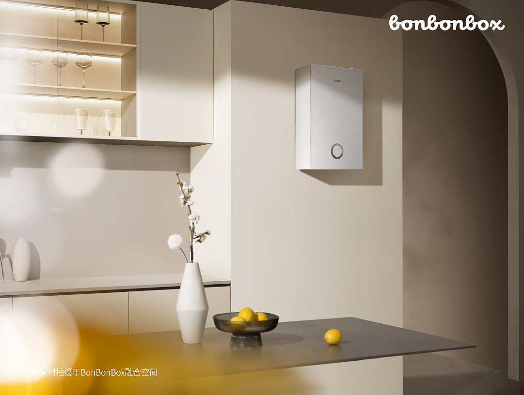 高端厨房造景 I 客片分享 I 方太智感水伺服热水器平面（图ZMzcxODcyNjUy） - 环境/建筑摄影 - 站酷设计师BonBonBox空间原创素材 - 站酷ZCOOL