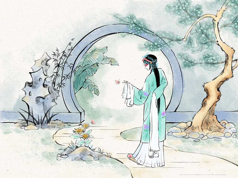 戏曲（图ZMzcxODg4MjQ0） - 商业插画 - 站酷设计师NiKiXi原创素材 - 站酷ZCOOL