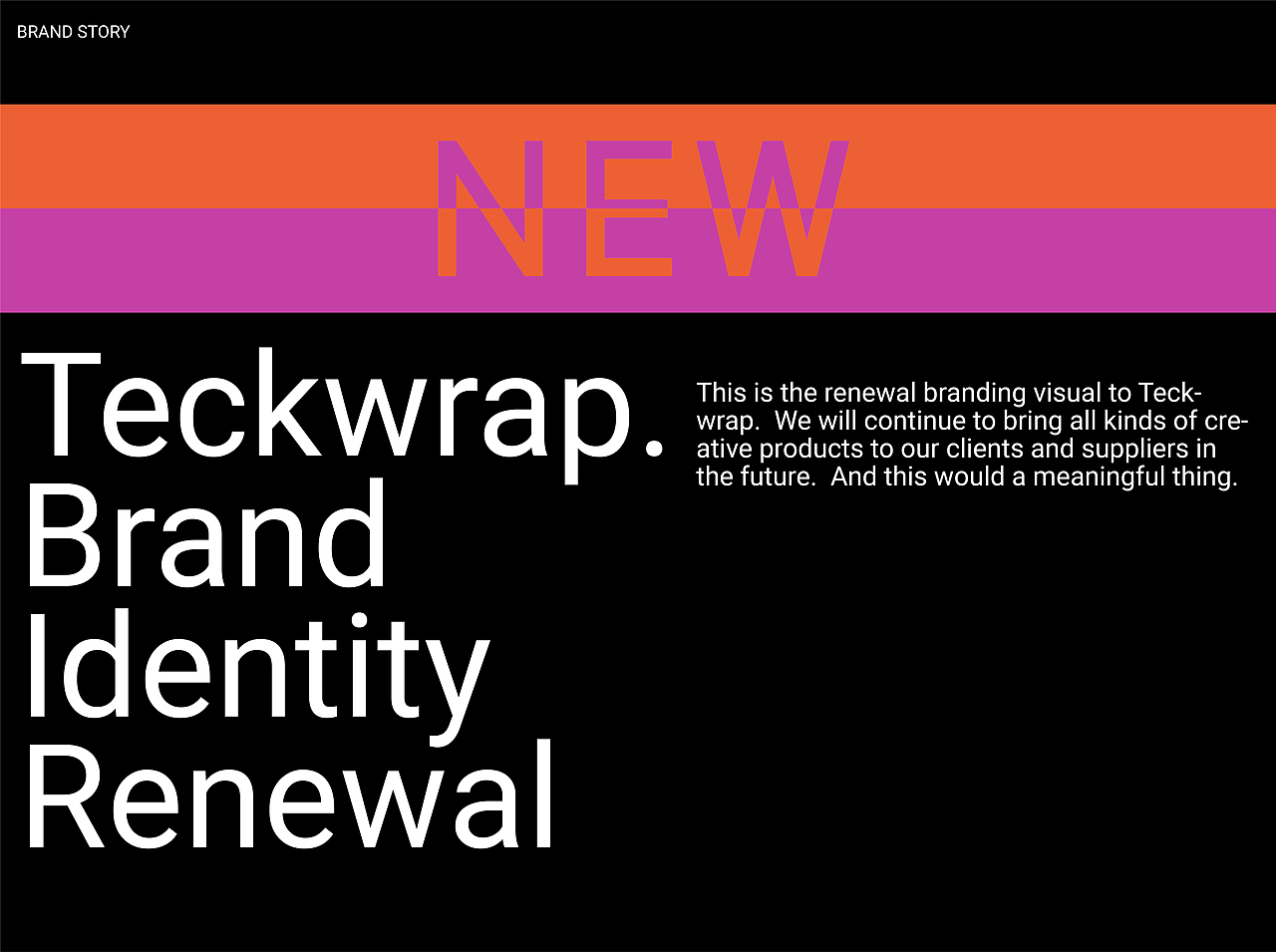 Teckwrap.Brand Identity Renewal