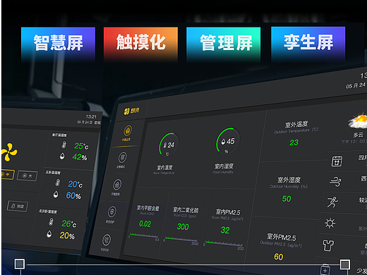智能家居LOT物联网控制面板系统触摸屏软件界面UI设计