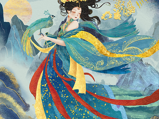 岩彩插画（个人主页-ZNjg5MjI0MzI=） - 商业插画 - 站酷设计师阿娇娇May原创素材 - 站酷ZCOOL