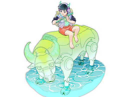 画渣的自我修养-原创设计 OC 十二生肖拟人