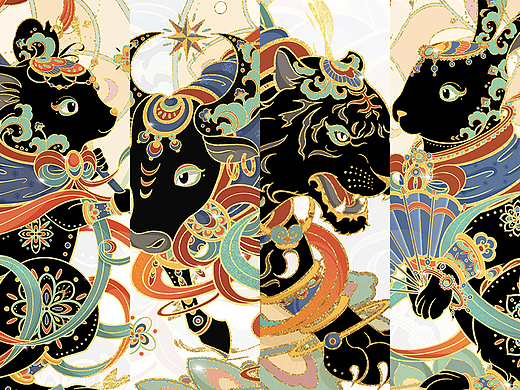 敦煌插画遇见生肖（三）