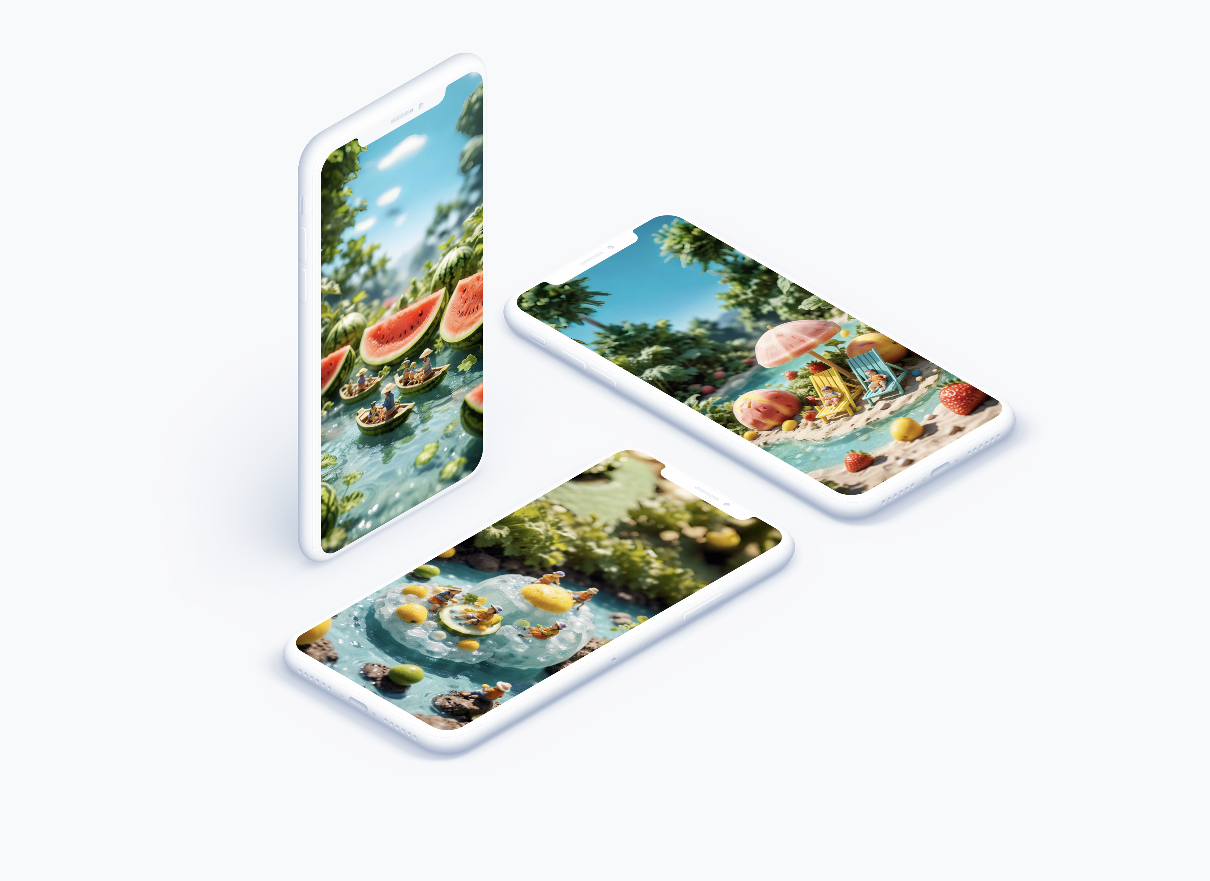 善用AIGC ｜夏日幻想记（图ZMTQ4MzAzMzI=） - 教程 - 站酷设计师张小哈的AI绘画原创素材 - 站酷ZCOOL