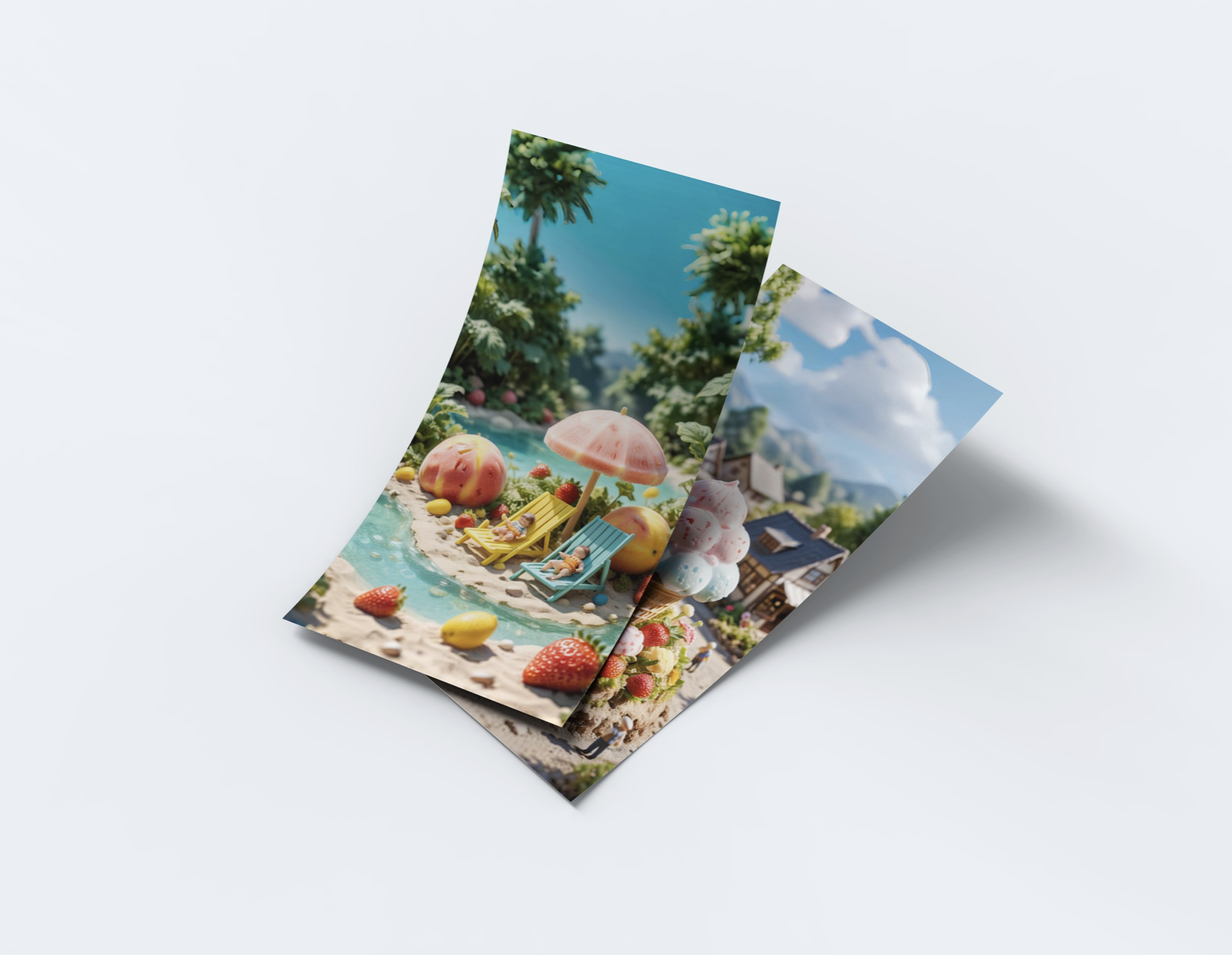 善用AIGC ｜夏日幻想记（图ZMTQ4MzAzNDA=） - 教程 - 站酷设计师张小哈的AI绘画原创素材 - 站酷ZCOOL