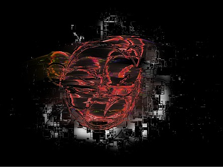 AE模板|独特动态故障标志高科技游戏面电视节目电影