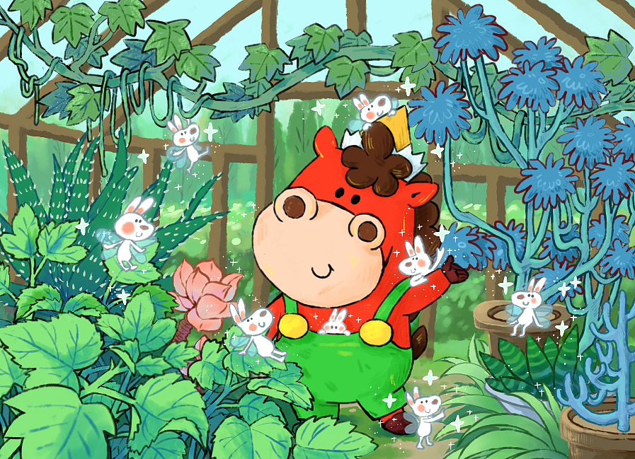 田园小马你爱吗（图ZMzcxOTEzNjcy） - 艺术插画 - 站酷设计师吕小马原创素材 - 站酷ZCOOL