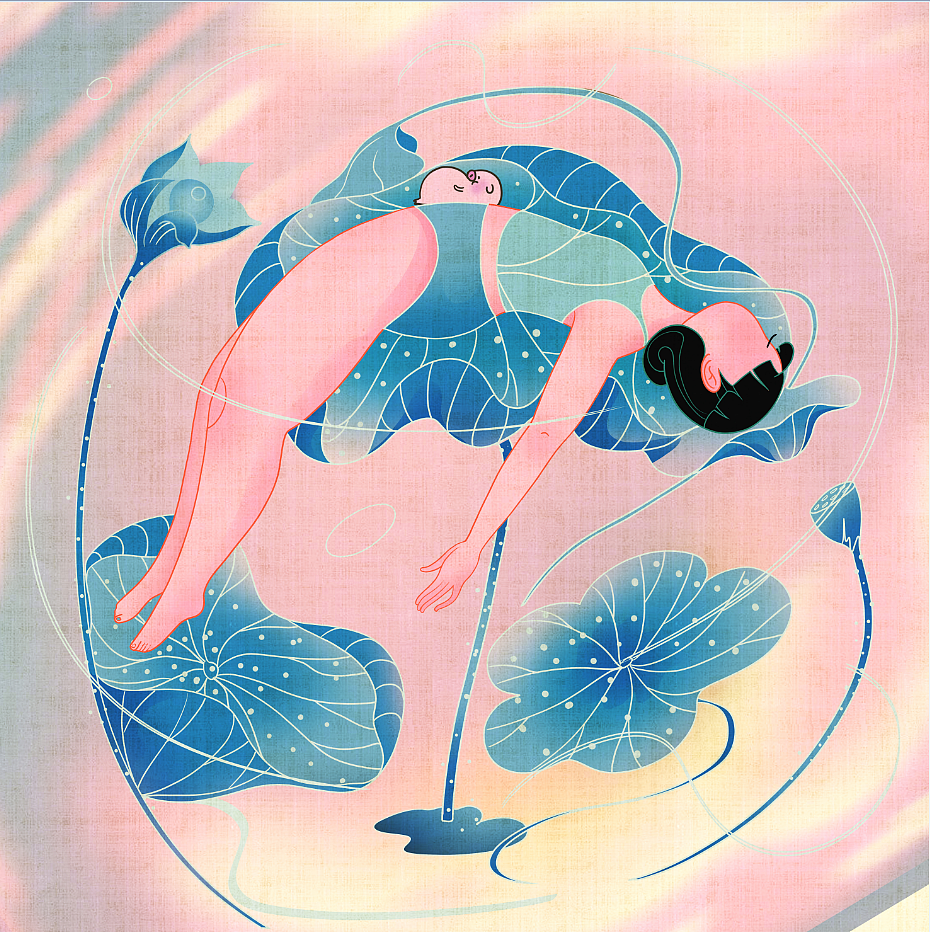 《金宝》第一篇：她病了（图ZMzcxOTE5MjEy） - 艺术插画 - 站酷设计师洁萍原创素材 - 站酷ZCOOL