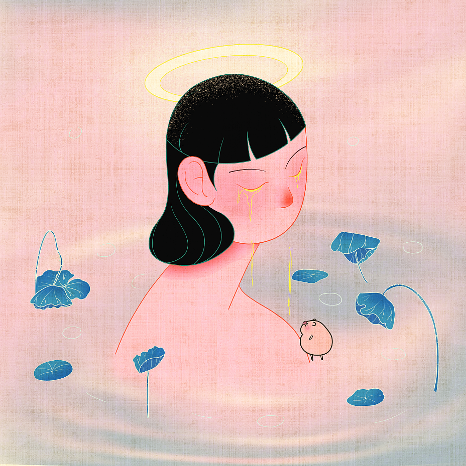 《金宝》第一篇：她病了（图ZMzcxOTE5MjE2） - 艺术插画 - 站酷设计师洁萍原创素材 - 站酷ZCOOL