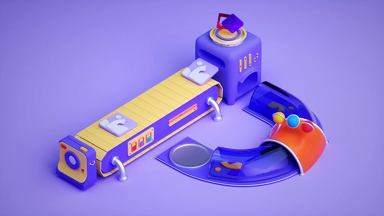 3D字母微建筑动画（图ZMzcxOTIwOTcy） - 动画/影视 - 站酷设计师hi王好好原创素材 - 站酷ZCOOL