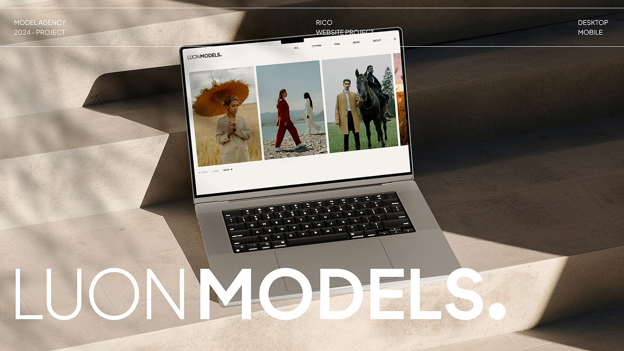 模特品牌官网 - Models Website(图ZMzcxOTMwNjY4) - 企业官网 - 站酷设计师Rico的设计漫想原创素材 - 站酷ZCOOL