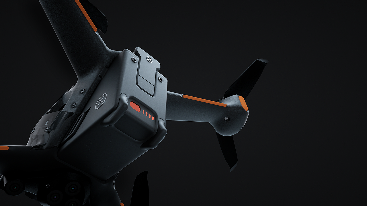 FJI Drones 无人机产品渲染