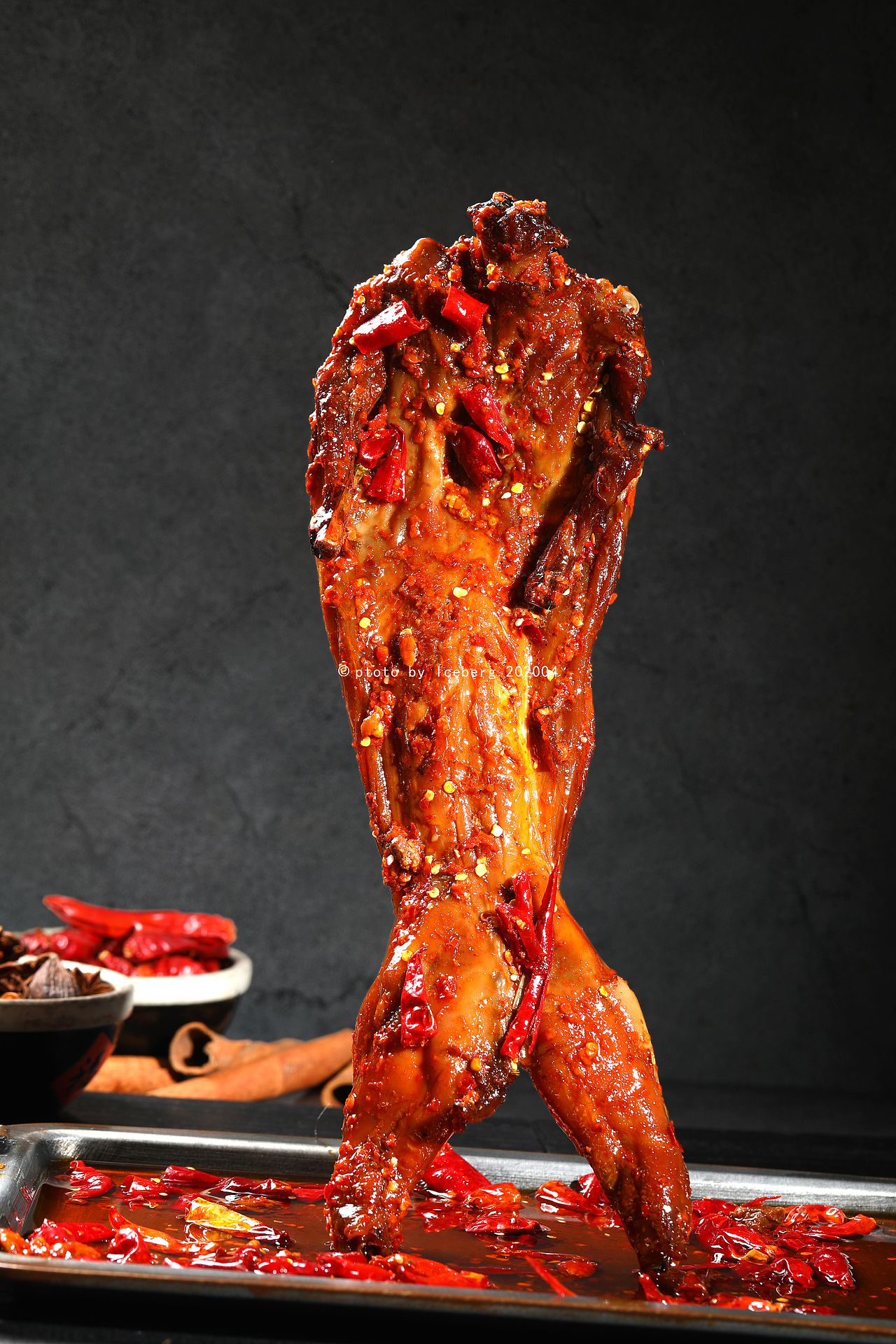 烤兔摄影全了，整只兔 兔丁 兔腿 兔头