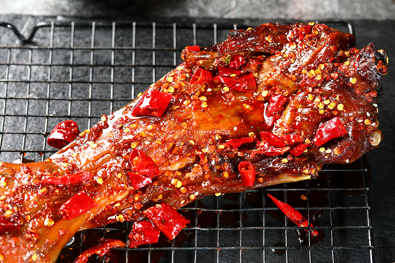 烤兔摄影全了,整只兔 兔丁 兔腿 兔头