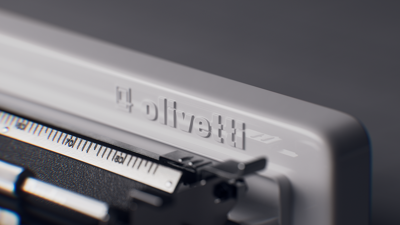 产品表现——便携机械打字机Olivetti Valentine