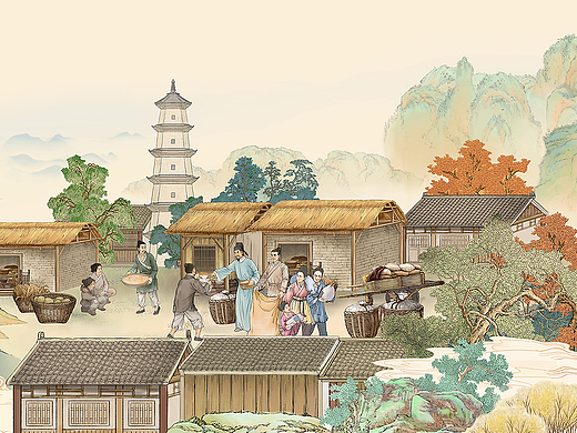 广东省非物质文化遗产馆层板画