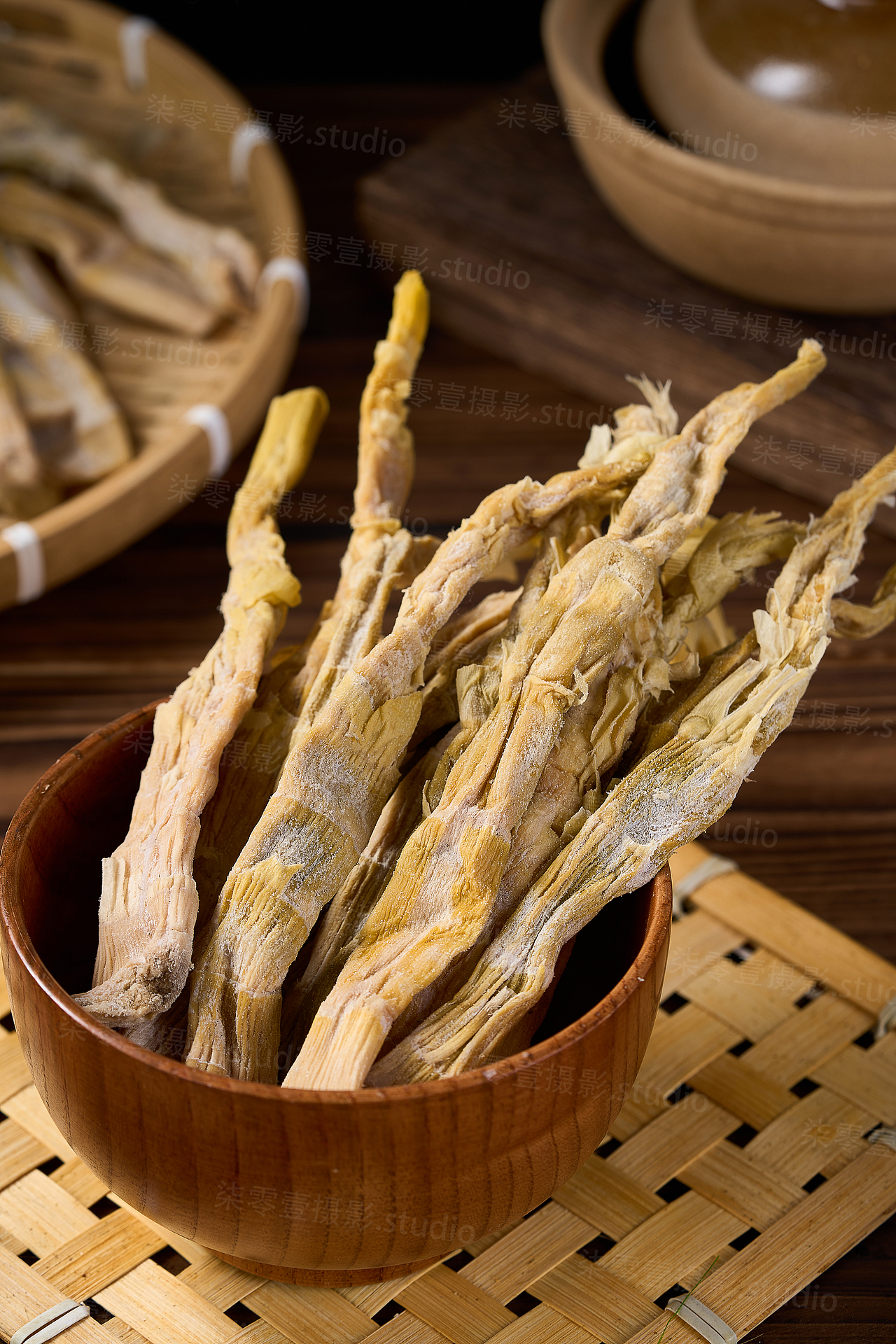 天目干野笋干|坚果零食果干拍摄|农产品拍摄