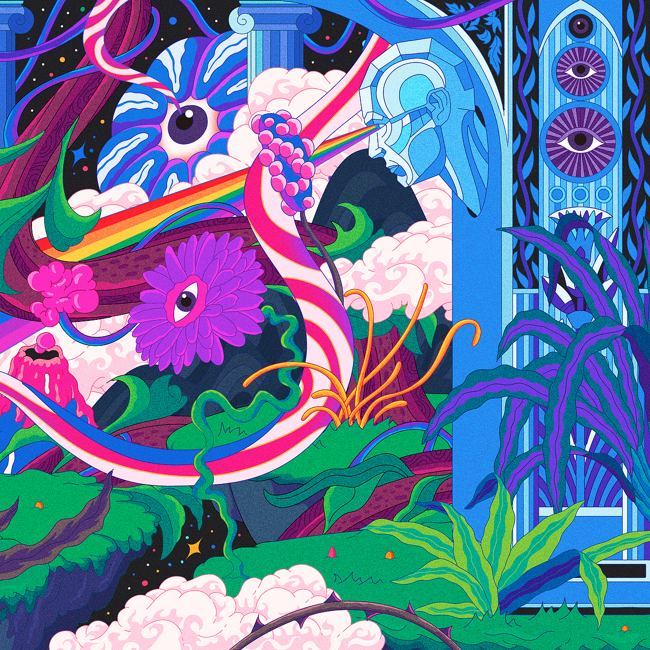 梦境-失乐园（图ZMzcxOTY2NTk2） - 艺术插画 - 站酷设计师插画师卷耳原创素材 - 站酷ZCOOL