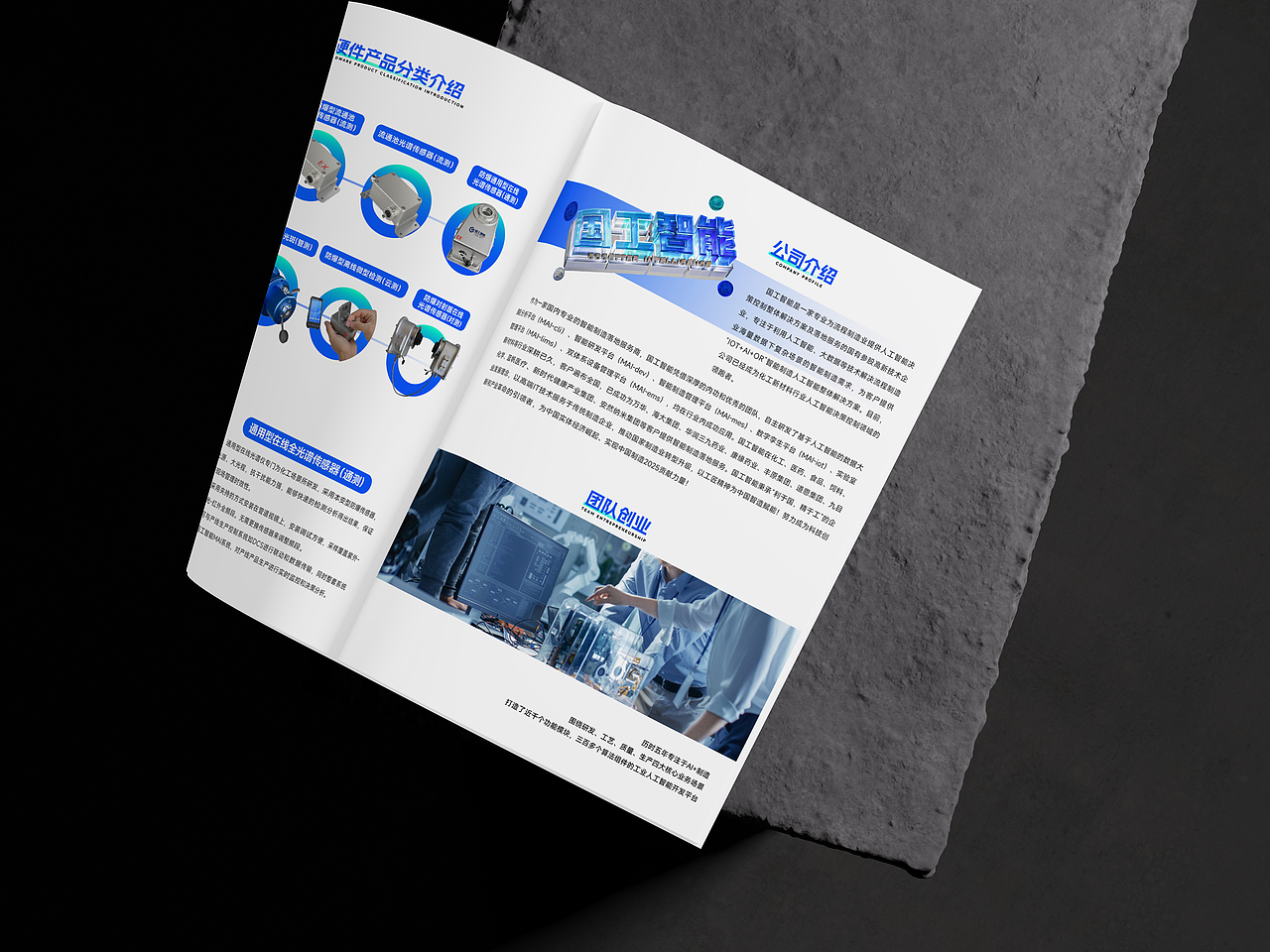 在线光谱系统画册设计