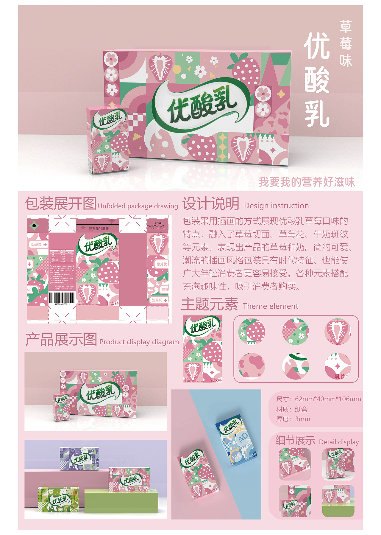 中国包装创意设计大赛二等奖|伊利优酸乳
